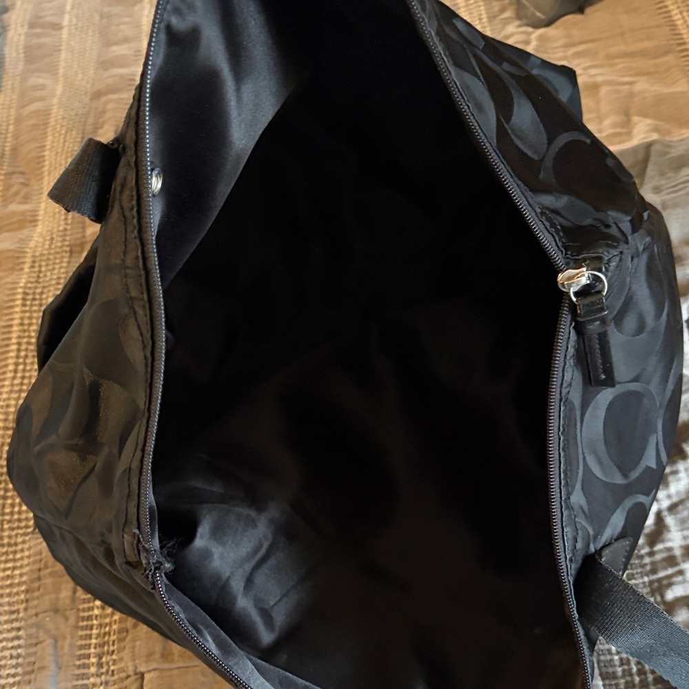 Coach Black Signature Tote Bag - Picture 4 of 6